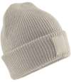 BB336B B336B Beechfield Kids Deep Cuffed Tonal Patch Beanie natural stone colour image